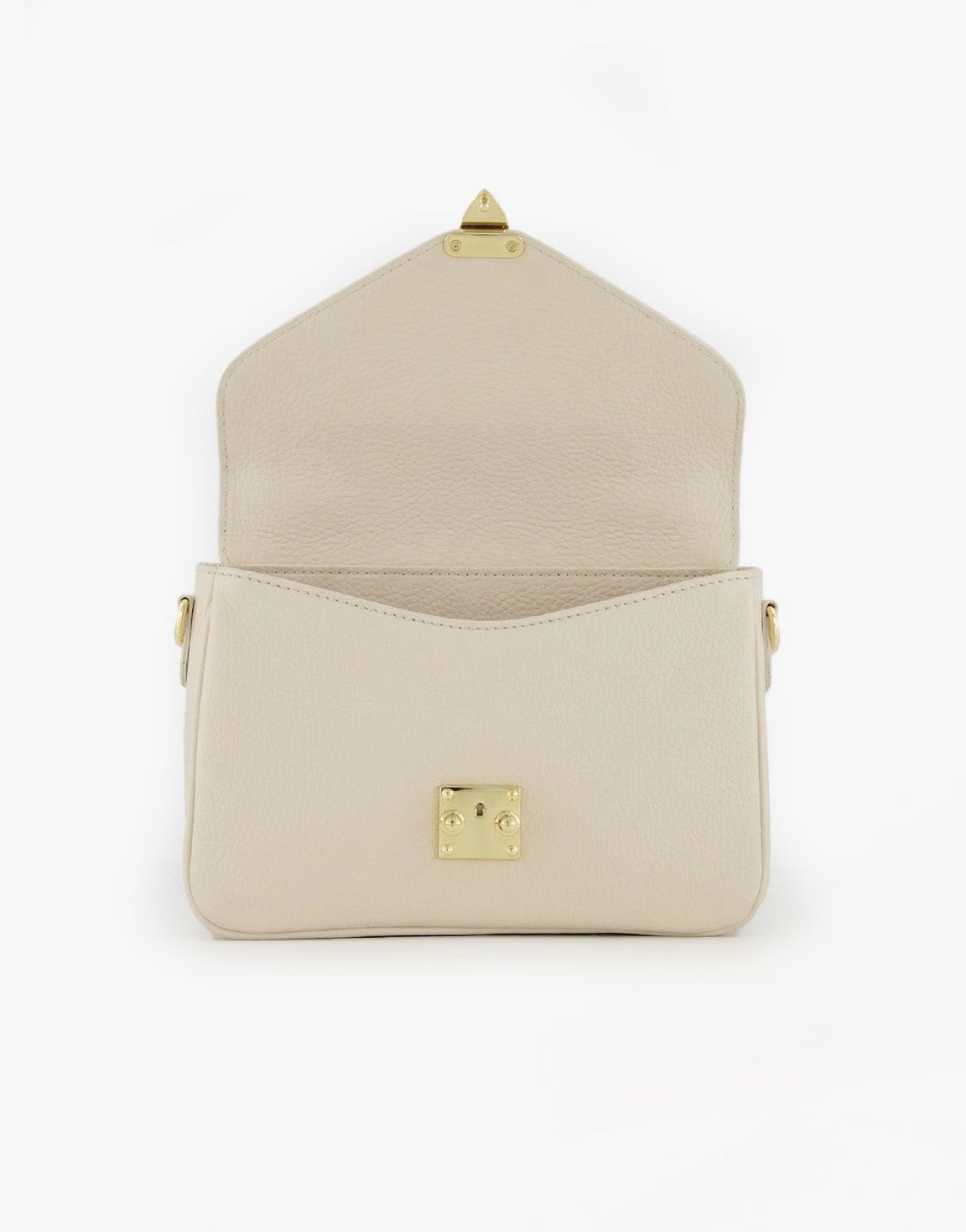 Creme Classic Leren - Tas - Olivia & Kate