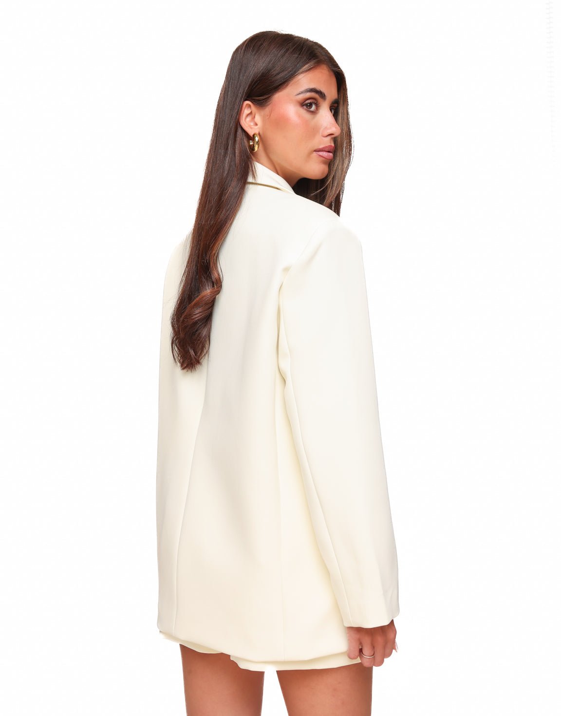 Creme Lange Zomer - Blazer - Olivia & Kate