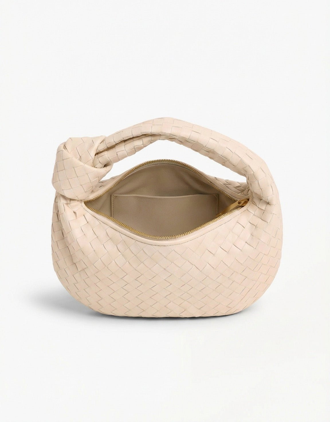 Creme Middel Gevlochten - Tas - Olivia & Kate