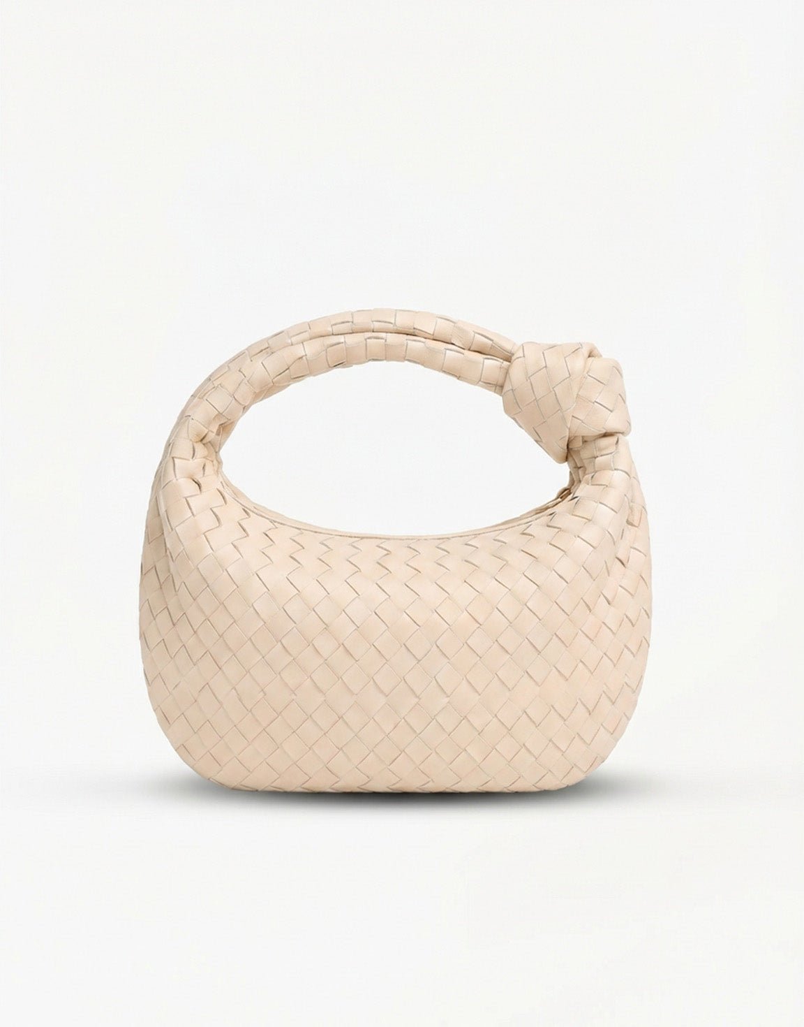 Creme Middel Gevlochten - Tas - Olivia & Kate