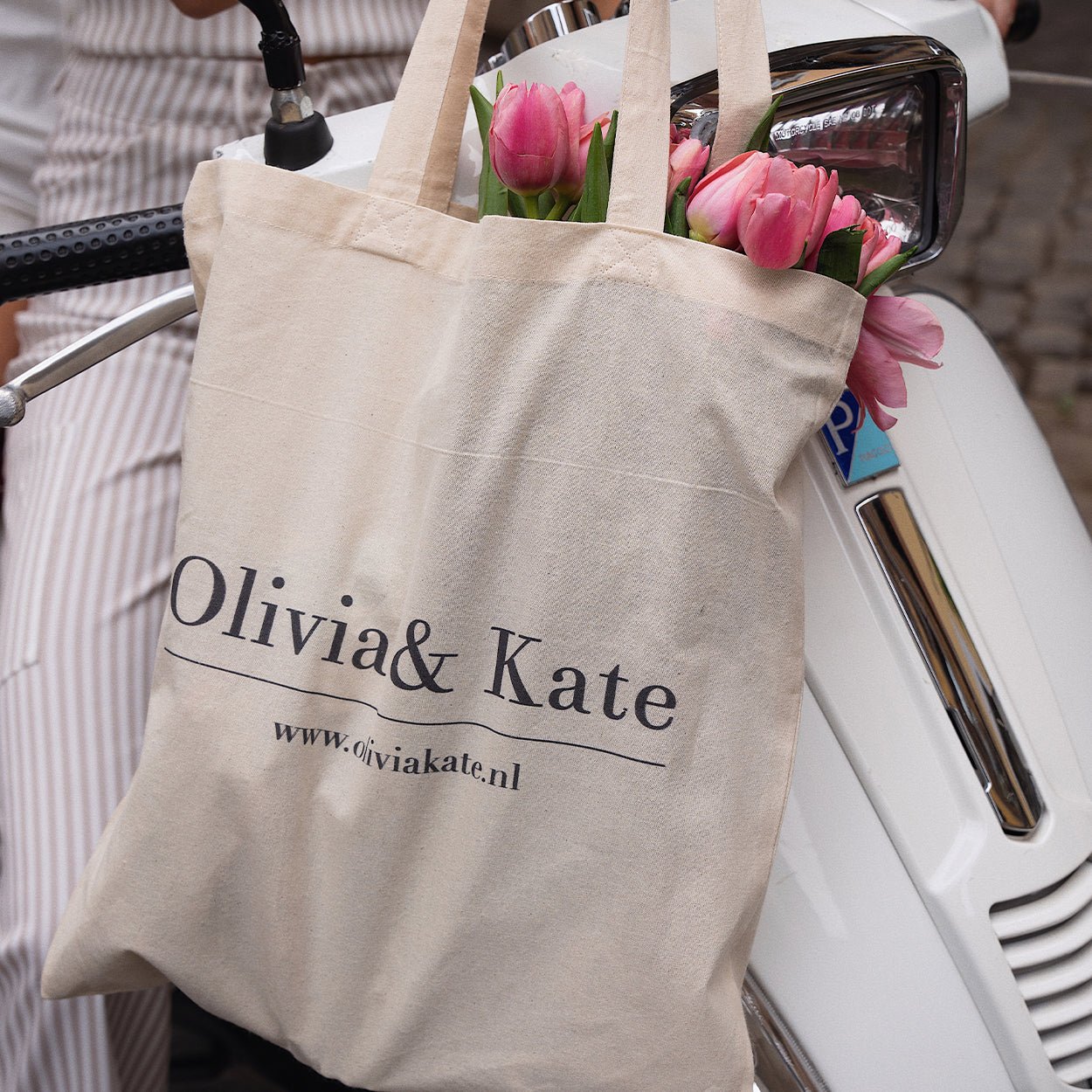 Creme Olivia & Kate Canvas - Tas - Olivia & Kate