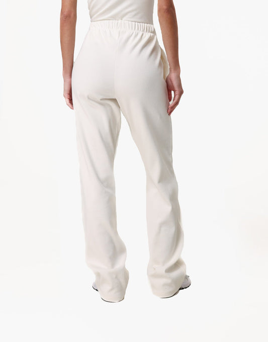 Creme Ribbel Lounge Lange - Broek - Olivia & Kate