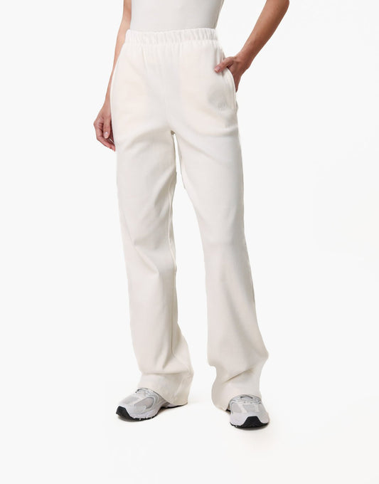 Creme Ribbel Lounge Lange - Broek - Olivia & Kate