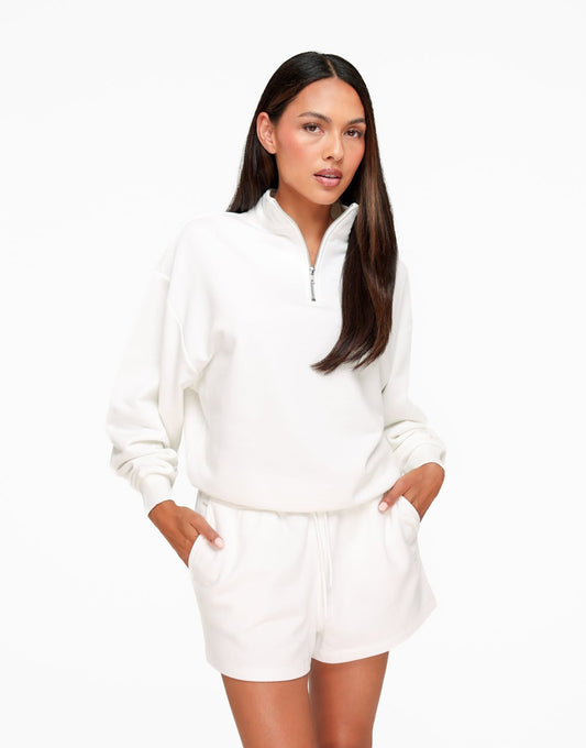 Creme Wijde Hoge Kraag The Sport Edit - Set - Olivia & Kate