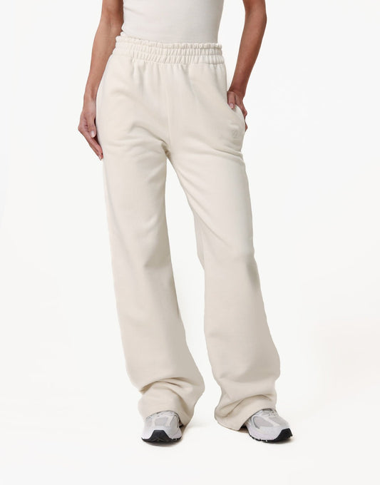 Creme Wijde Jogging - Broek - Olivia & Kate
