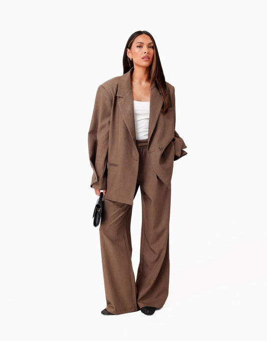 Donker Taupe Classic Oversized - Set - Olivia & Kate