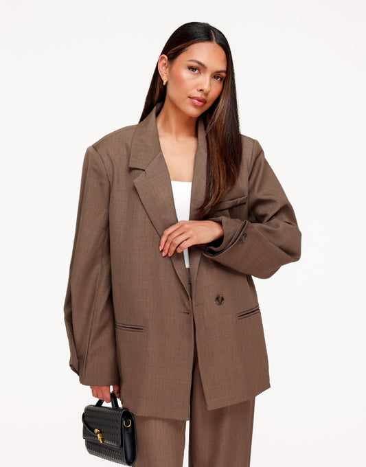 Donker Taupe Classic Oversized - Set - Olivia & Kate