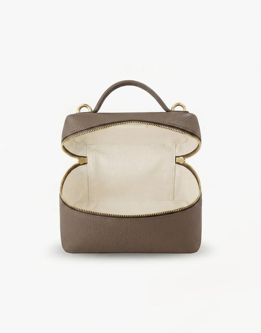 Donker Taupe Rechthoekige - Tas - Olivia & Kate