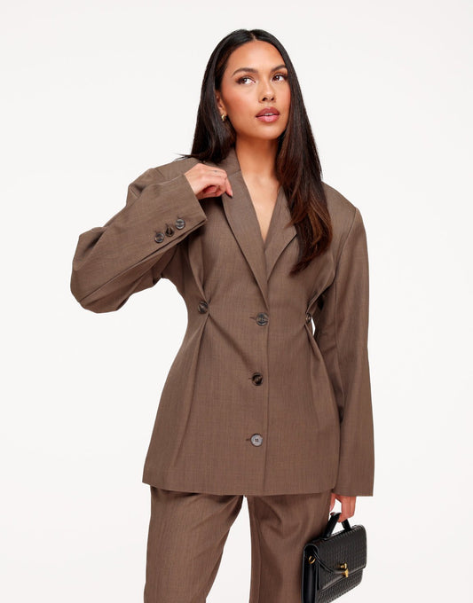 Donker Taupe Stevige Classic Detail - Set - Olivia & Kate