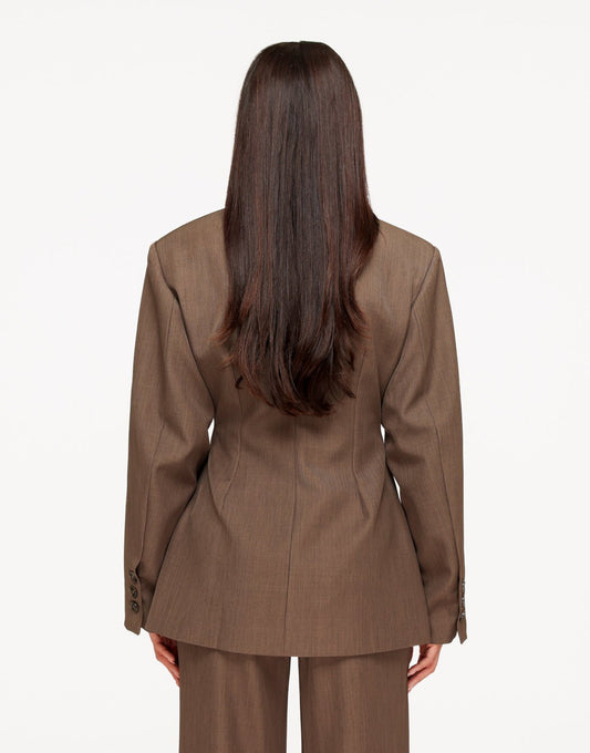 Donker Taupe Stevige Classic Detail - Set - Olivia & Kate