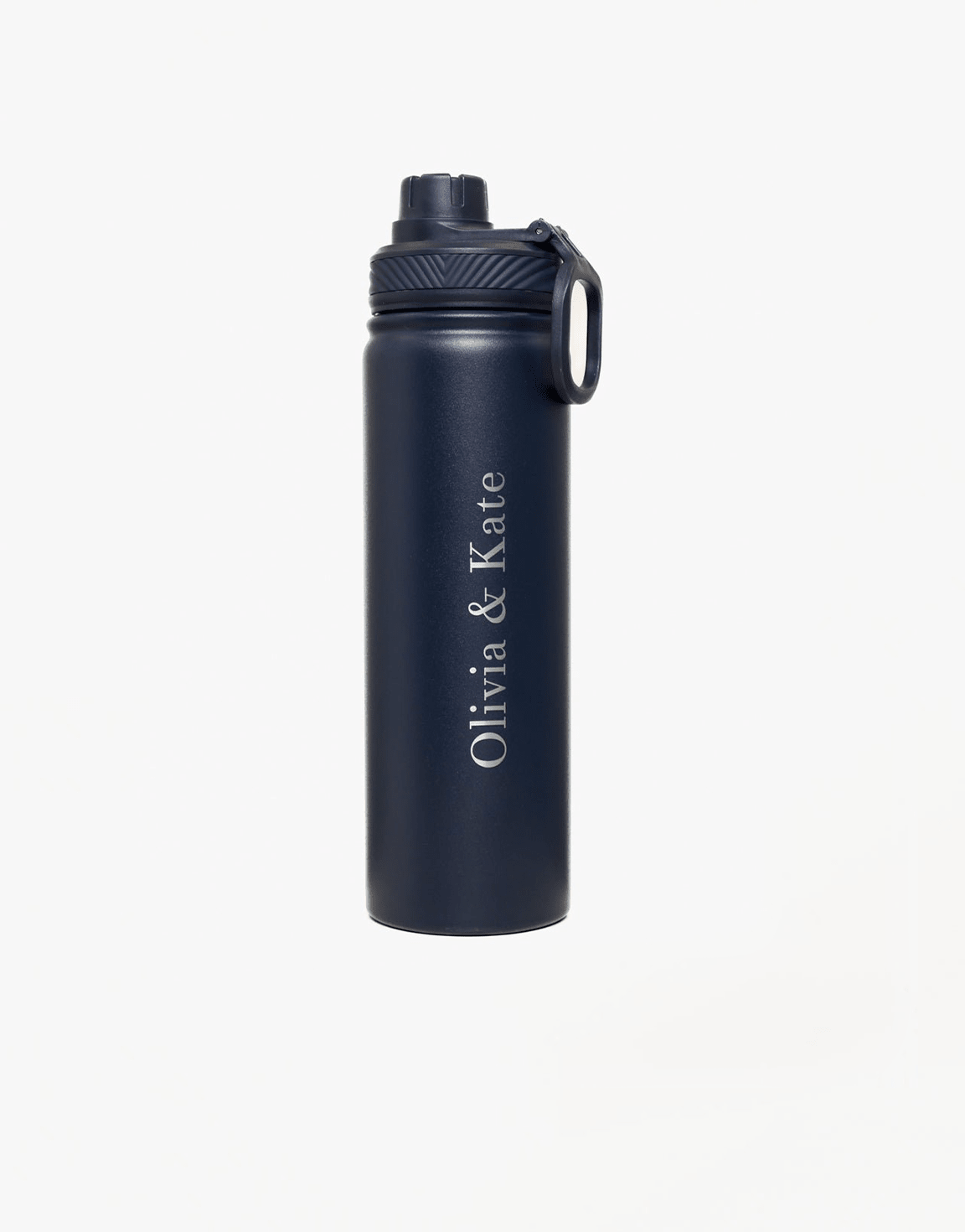 Donkerblauwe Olivia & Kate Stainless Steel - Waterfles - Olivia & Kate