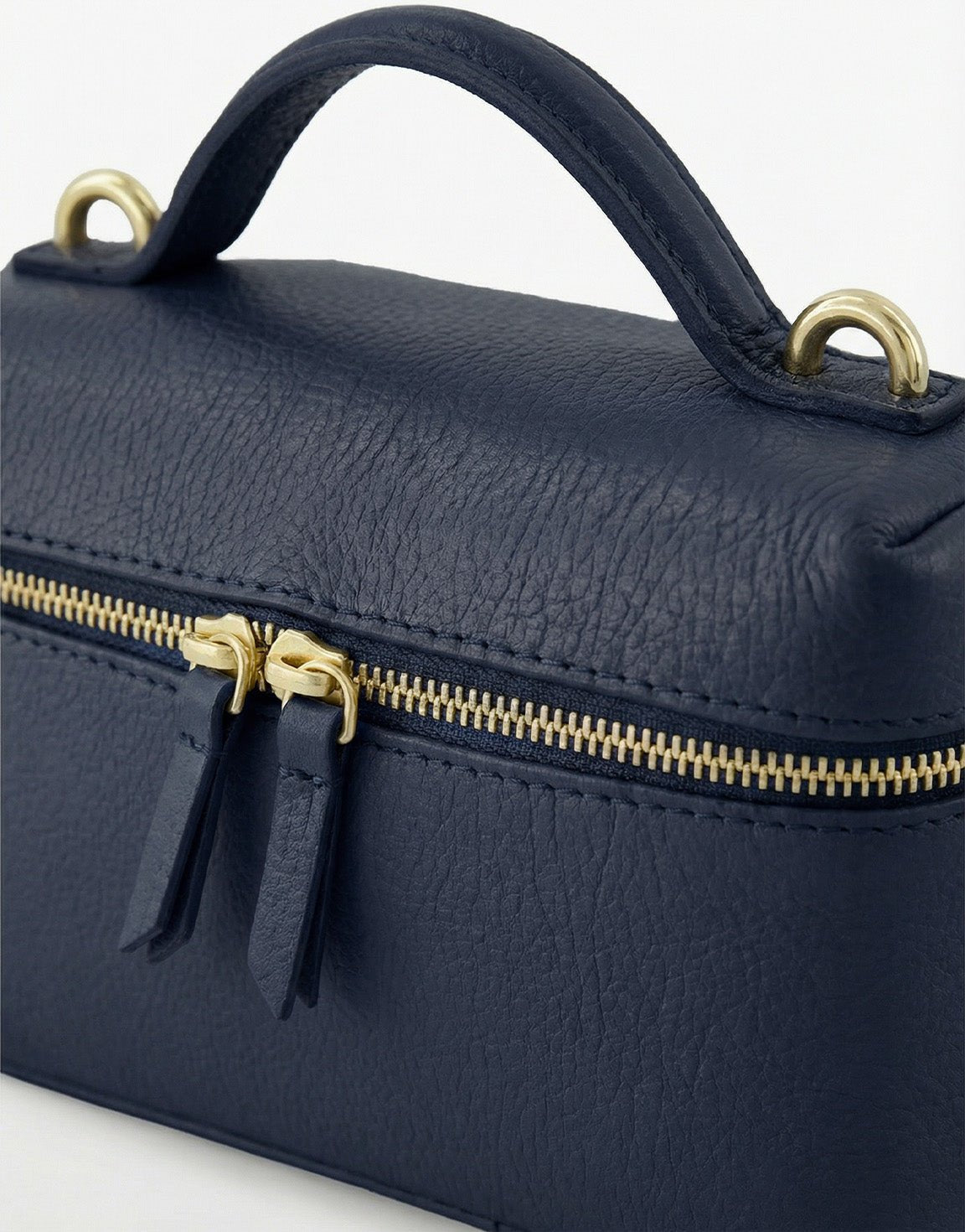 Donkerblauwe Rechthoekige - Tas - Olivia & Kate