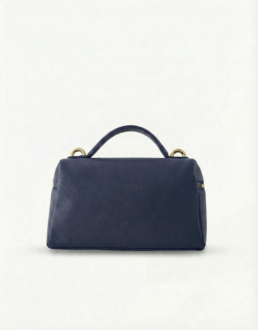 Donkerblauwe Rechthoekige - Tas - Olivia & Kate