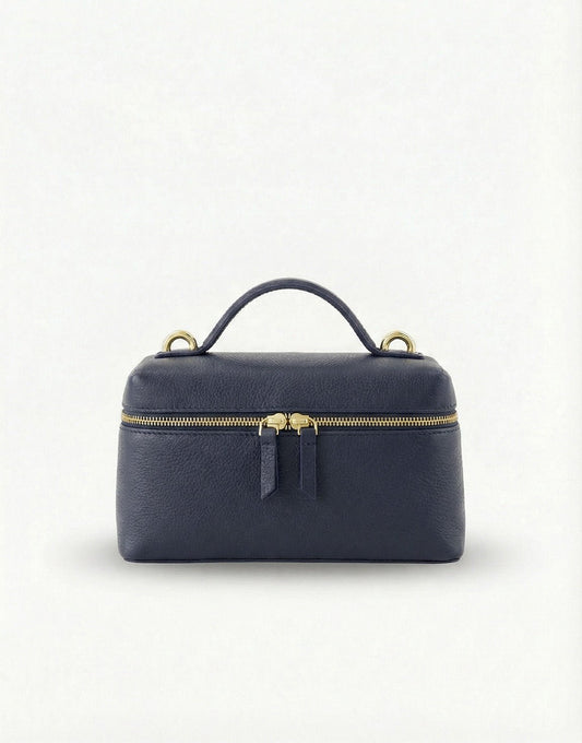 Donkerblauwe Rechthoekige - Tas - Olivia & Kate