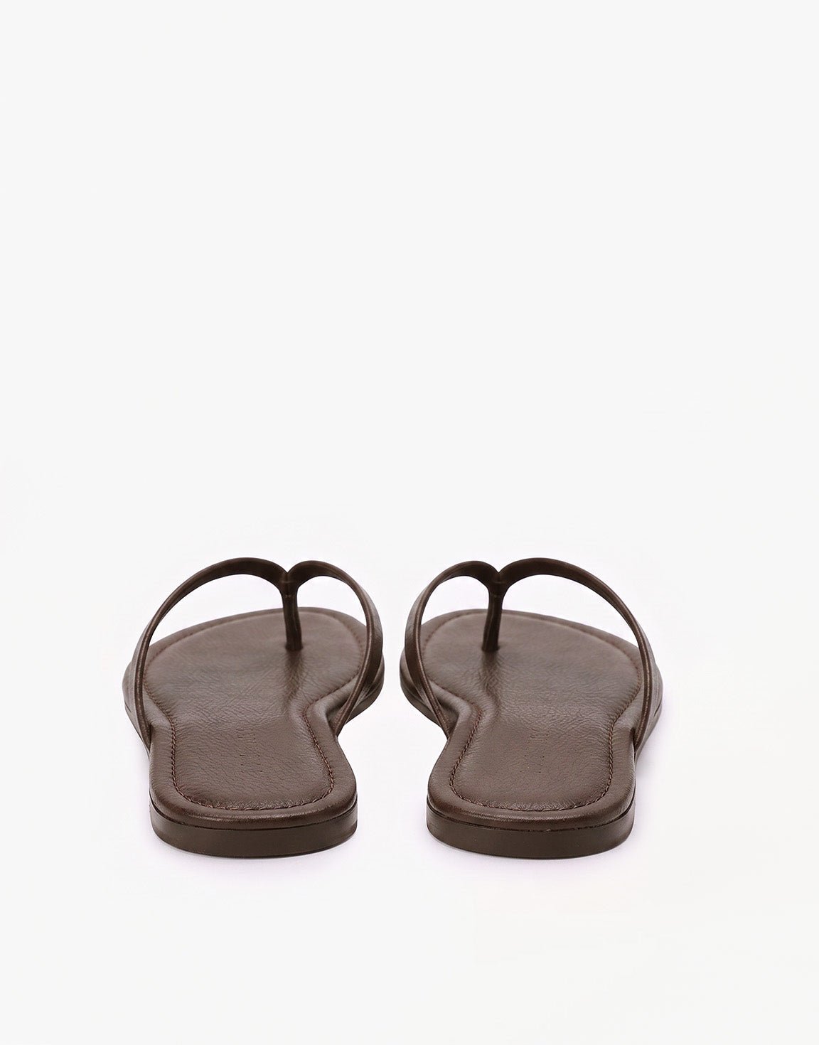 Donkerbruine Basic - Teenslippers - Olivia & Kate