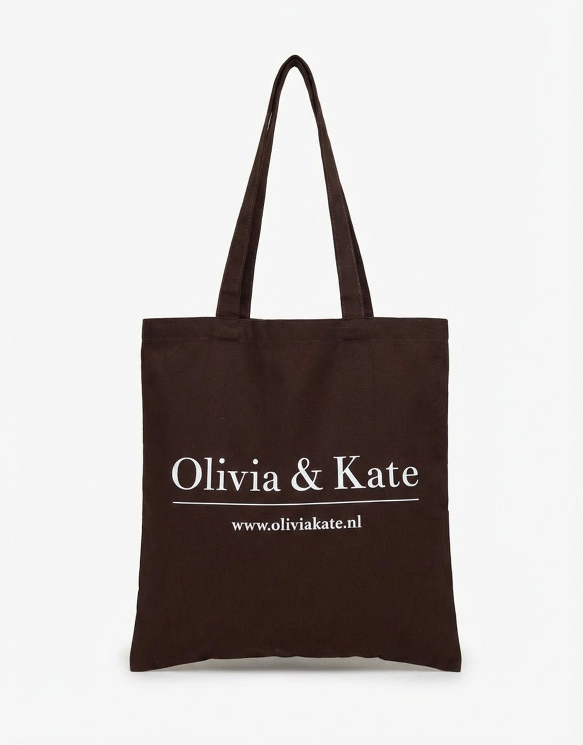 Dark Brown Canvas - Bag - Olivia & Kate