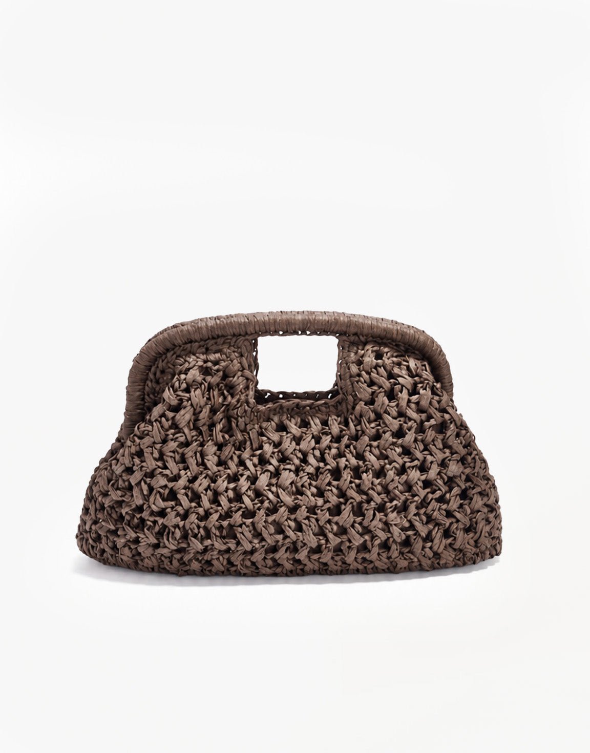 Donkerbruine Gevlochten - Clutch - Olivia & Kate