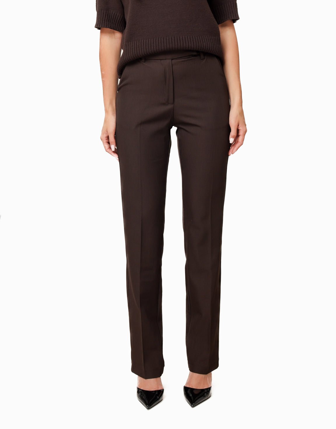 Donkerbruine Lange Classic Oversized - Set - Olivia & Kate