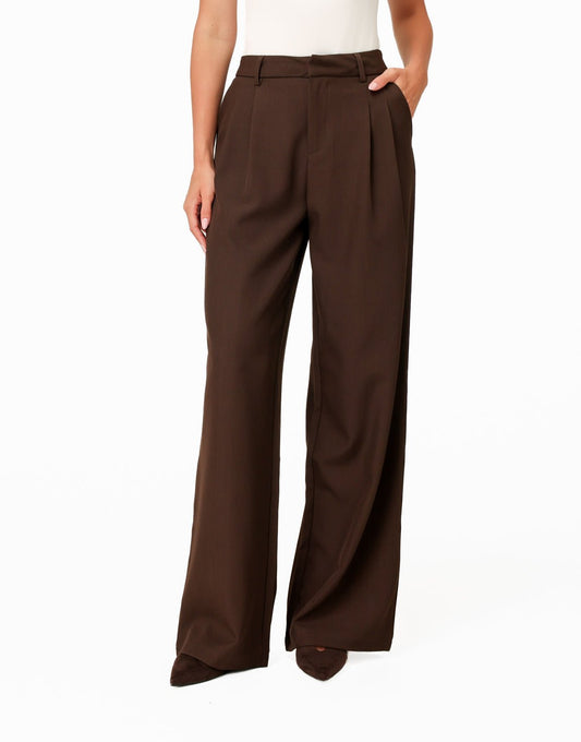 Donkerbruine Oversized Pasvorm Knoopjes - Set - Olivia & Kate