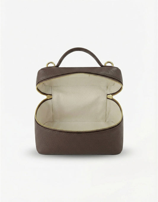 Donkerbruine Rechthoekige - Tas - Olivia & Kate