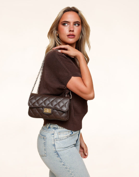 Donkerbruine Sophia - Tas - Olivia & Kate