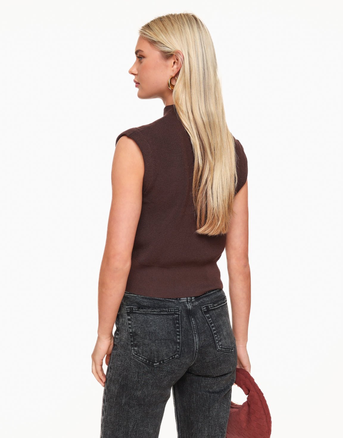 Donkerbruine Spencer - Top - Olivia & Kate