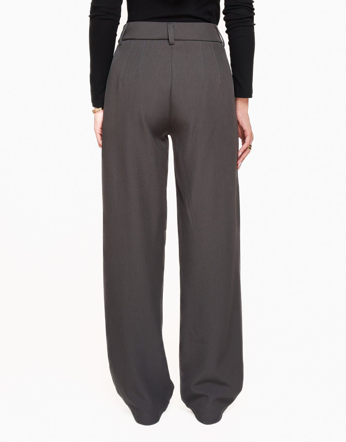 Donkergrijze Classic - Pantalon - Olivia & Kate