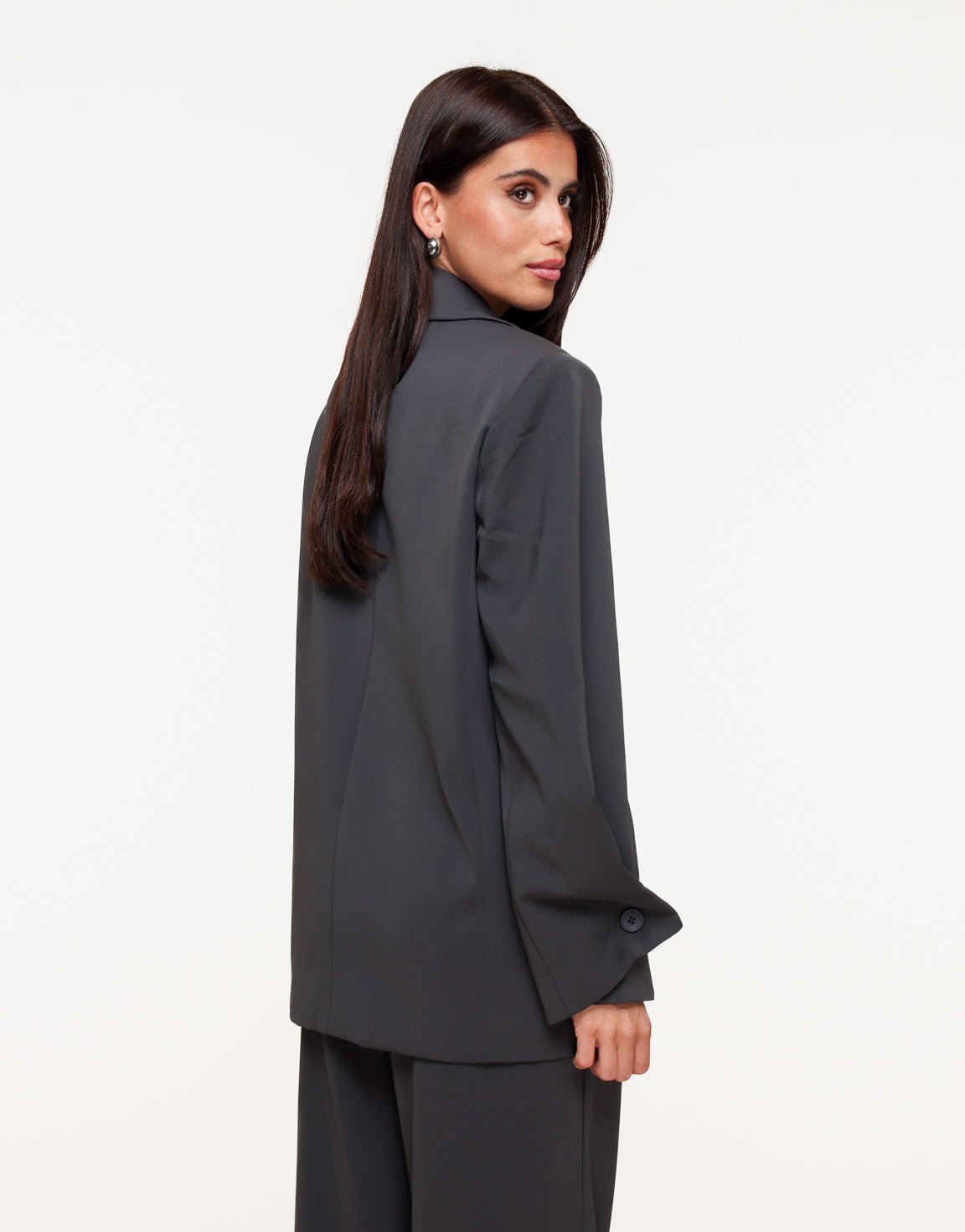 Donkergrijze Classic Skort Oversized - Set - Olivia & Kate