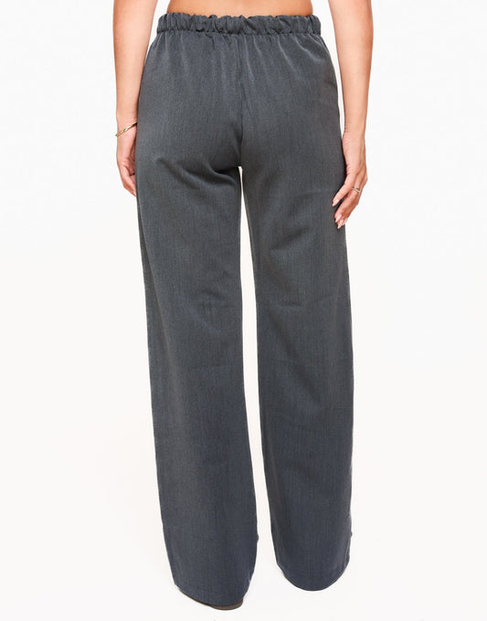 Donkergrijze Losse Tall - Broek - Olivia & Kate