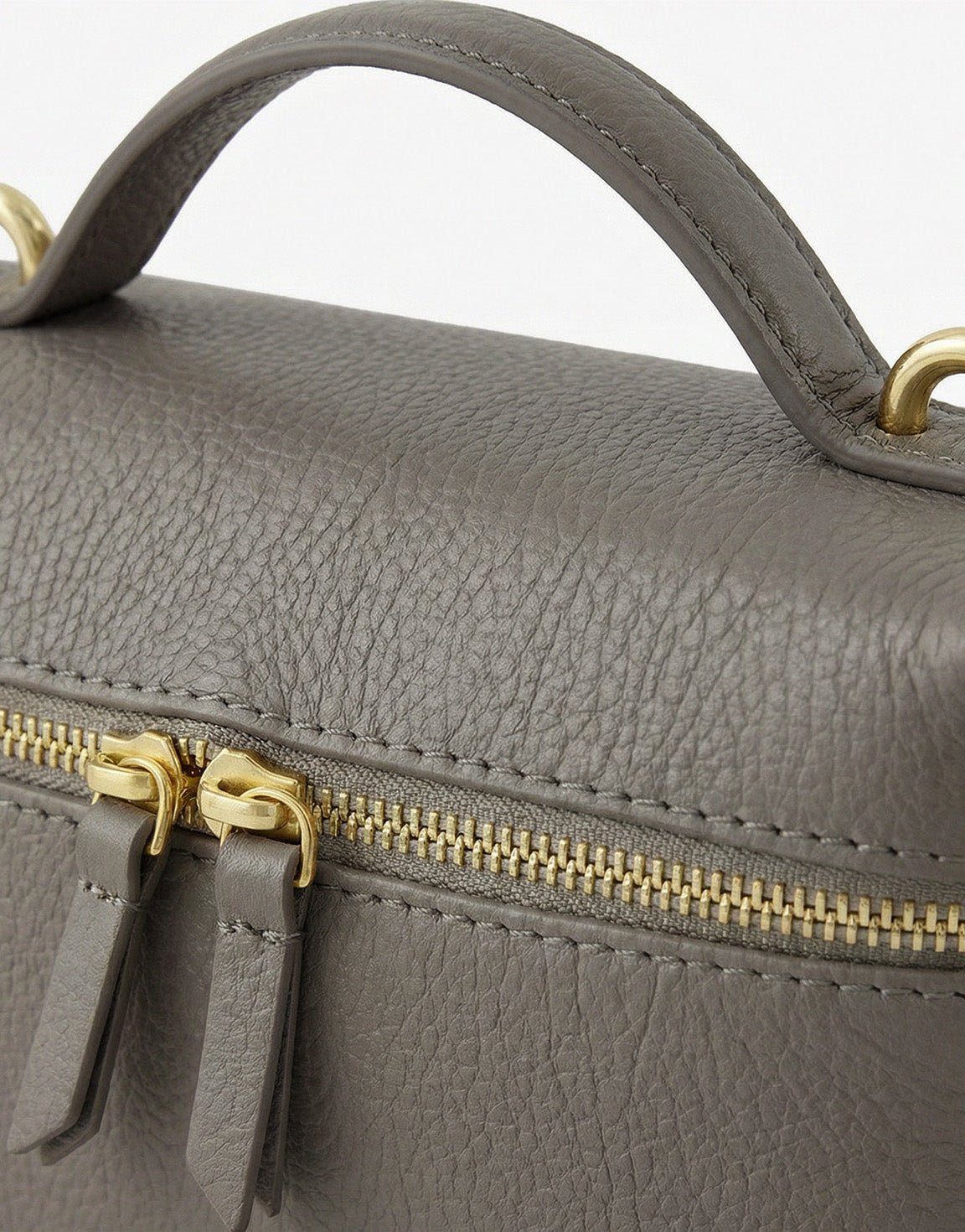 Donkergrijze Rechthoekige - Tas - Olivia & Kate