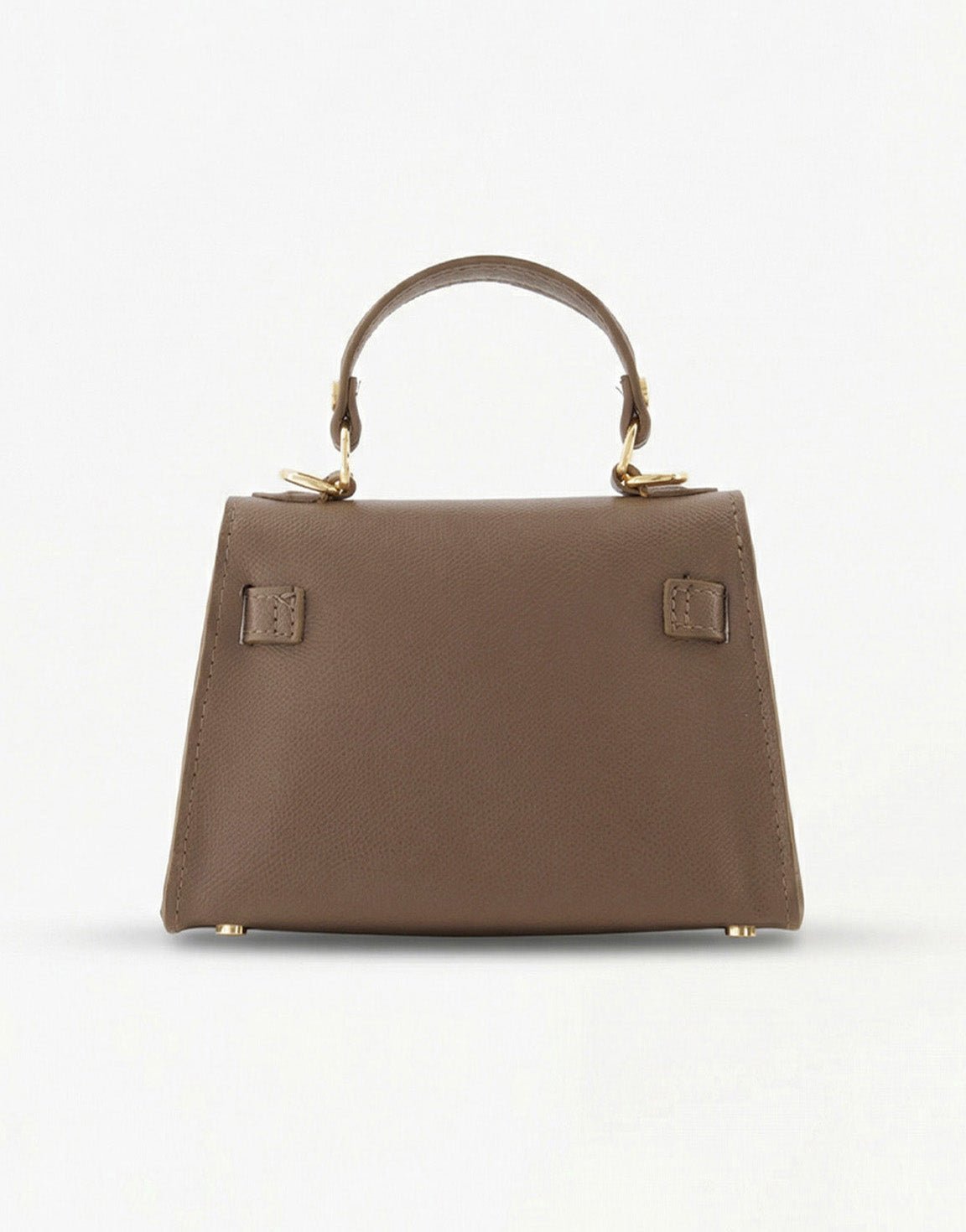 Donkertaupe Gouden Midi Detail - Tas - Olivia & Kate