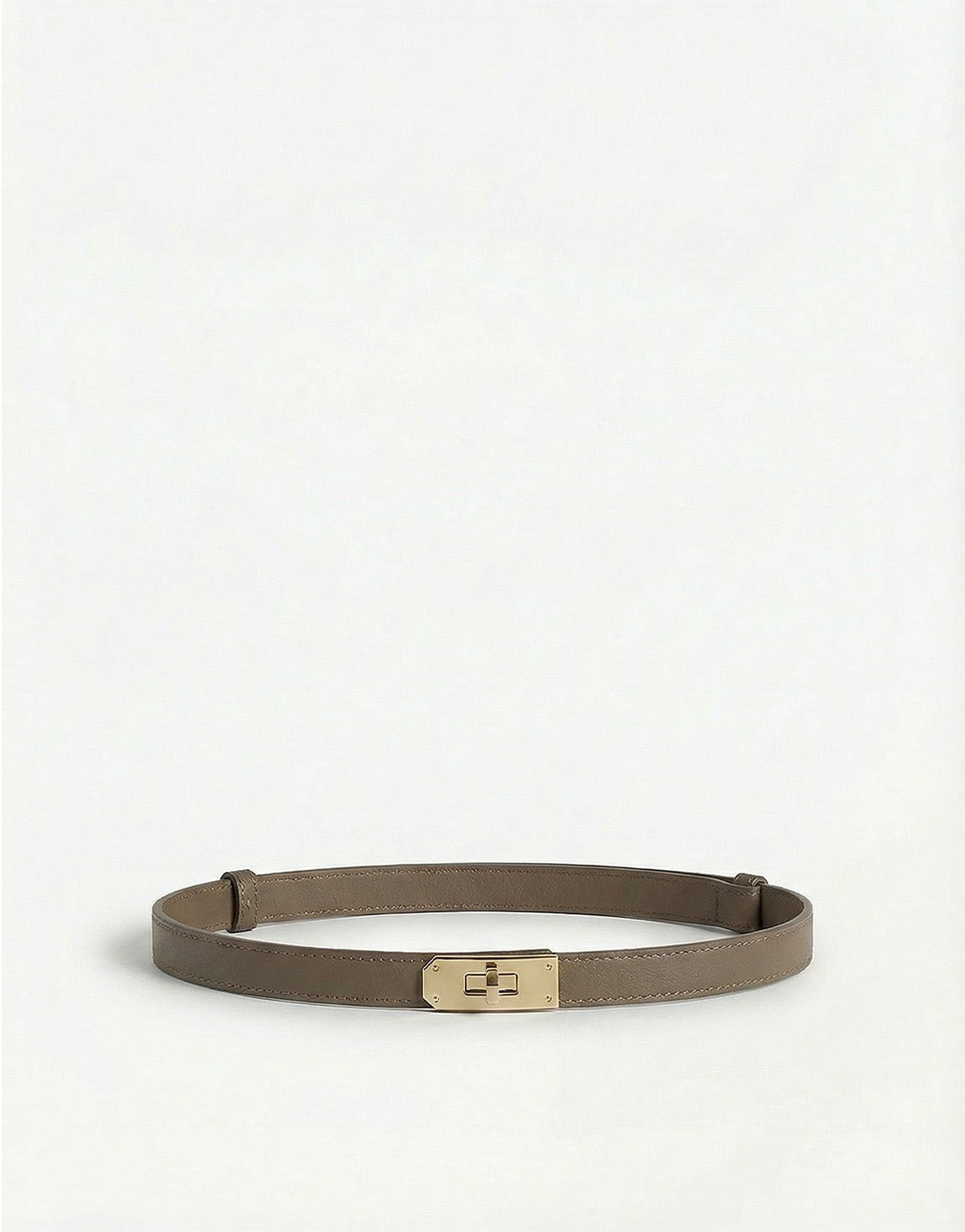 Donkertaupe Schakel - Riem - Olivia & Kate