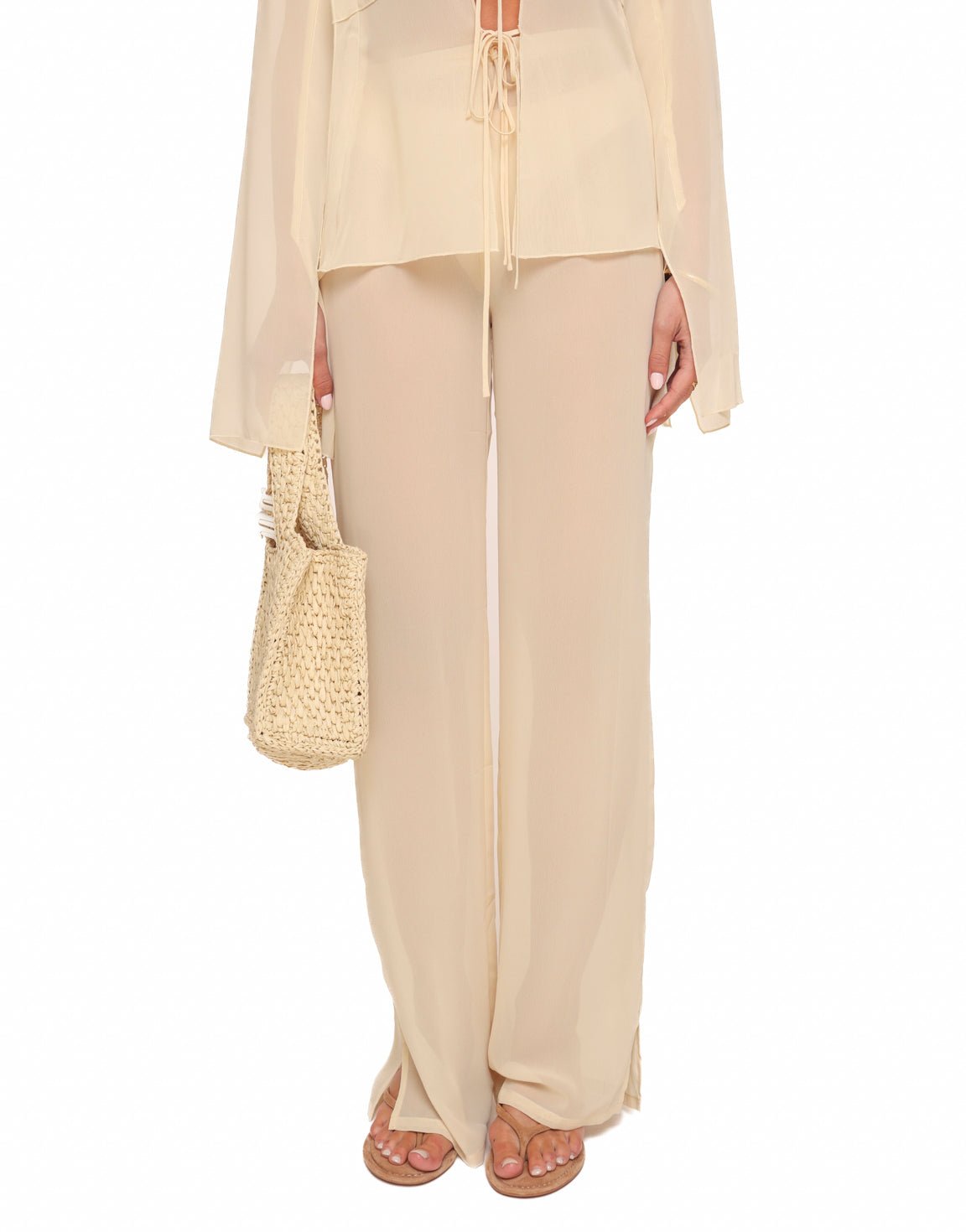 Gele Luchtige - Broek - Olivia & Kate