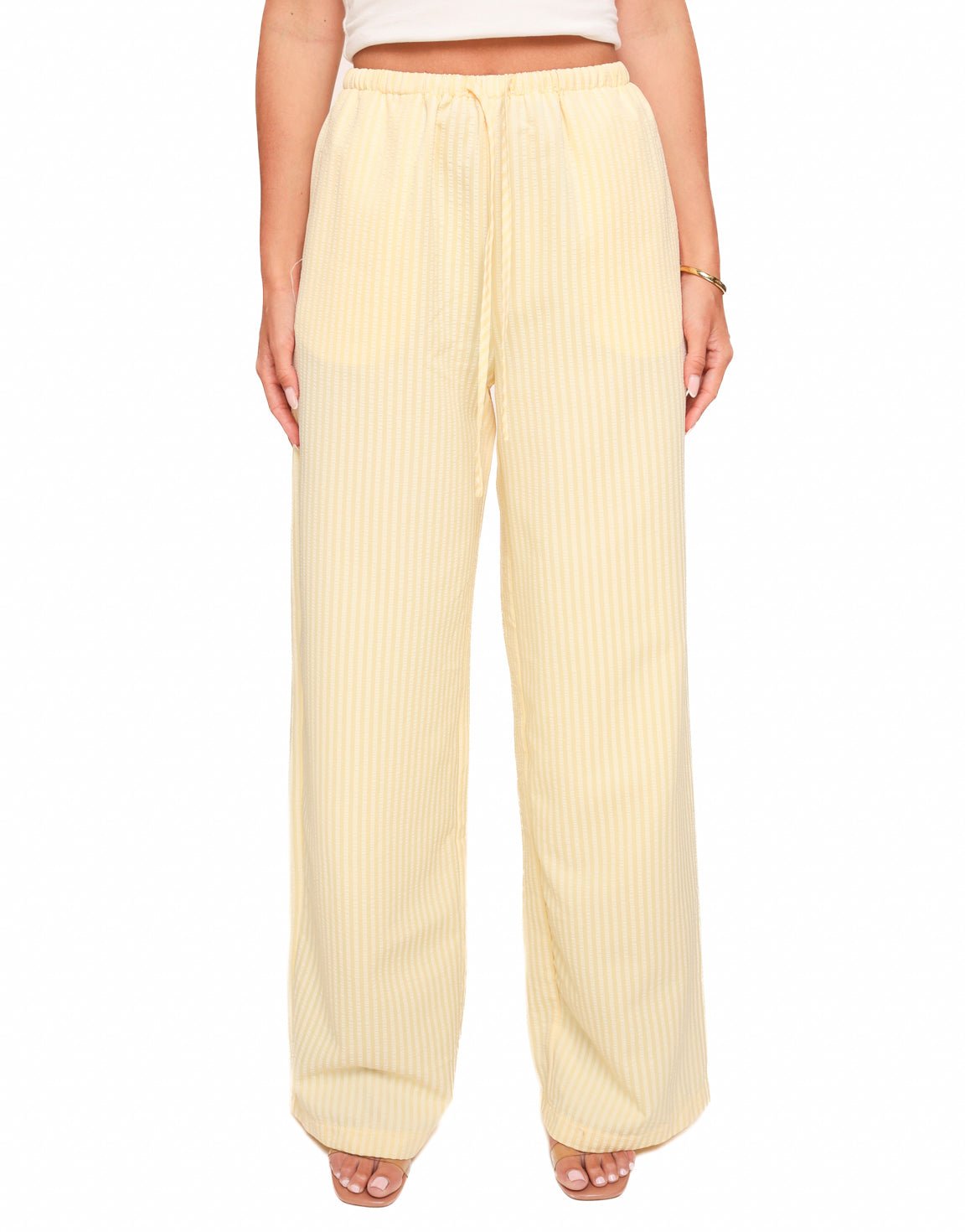 Gele Wijde - Broek - Olivia & Kate