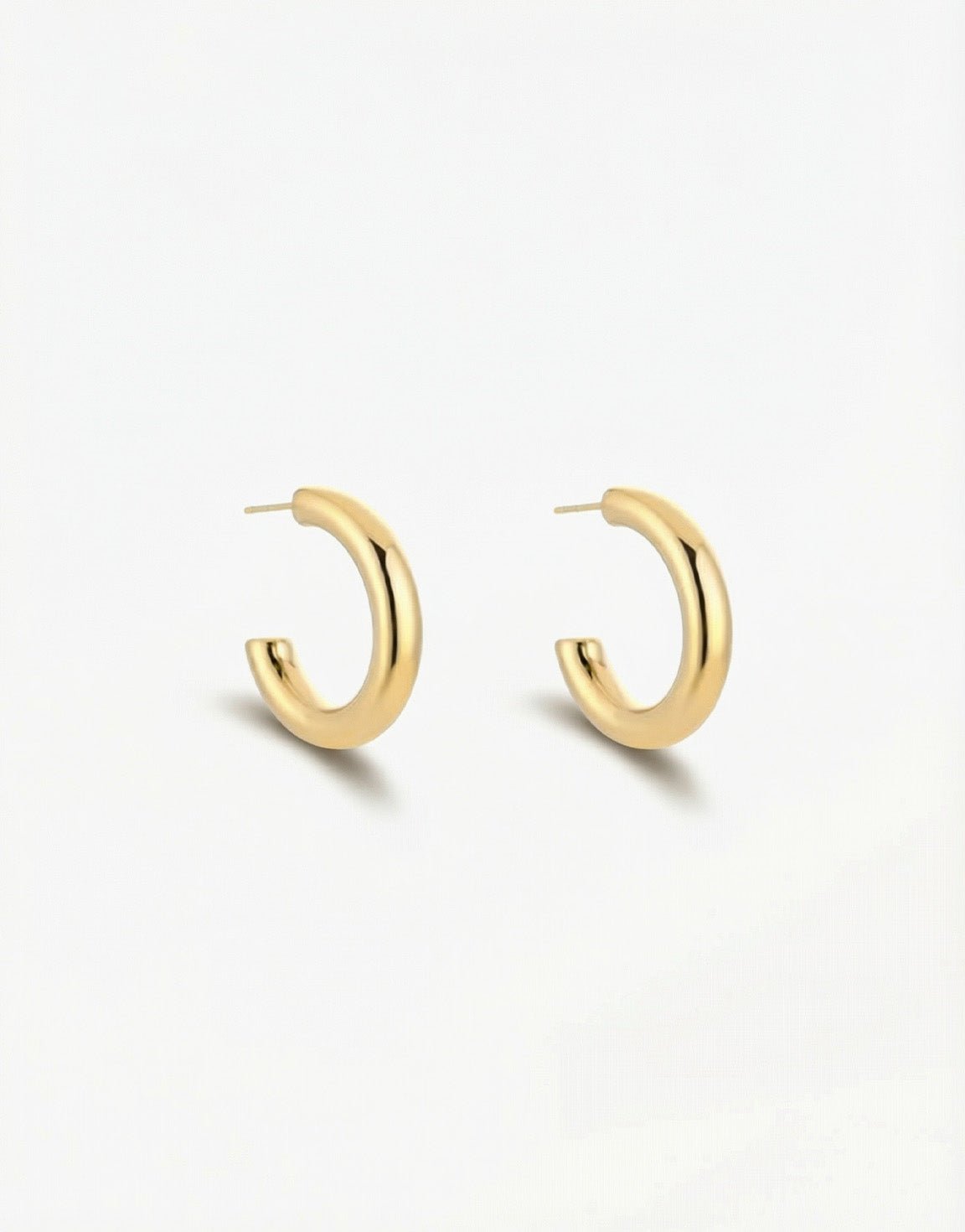 Gouden Basic 2.5 cm - Oorbellen - Olivia & Kate