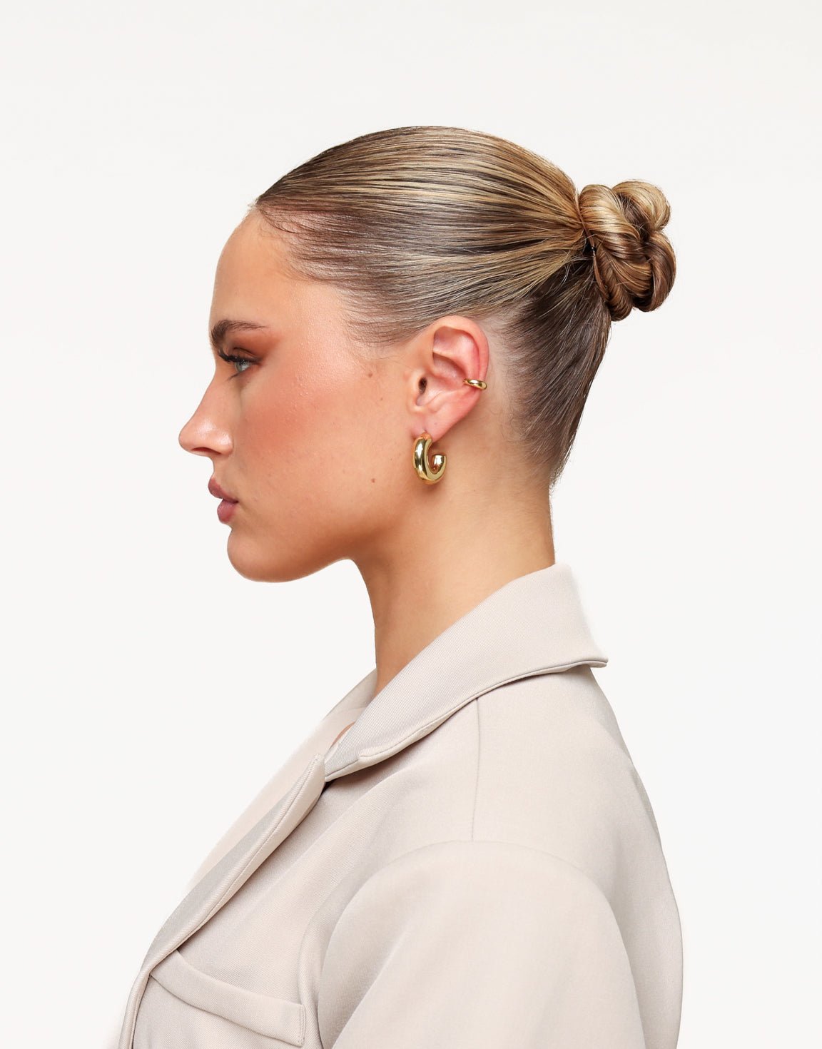 Gouden Basic 3.5cm - Oorbellen - Olivia & Kate