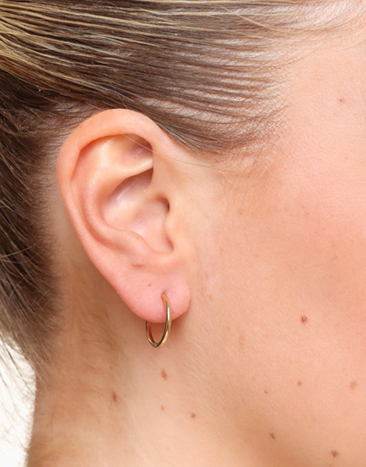 Gouden Basic Hoop - Oorbellen - Olivia & Kate