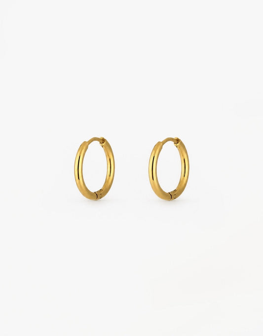 Gouden Basic Hoop - Oorbellen - Olivia & Kate