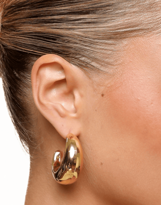 Gouden Basic Open - Oorbellen - Olivia & Kate