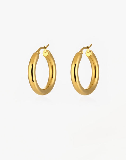 Gouden Basic Ring - Oorbellen - Olivia & Kate