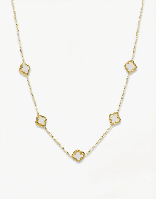 Gouden Bloemvormige - Ketting - Olivia & Kate