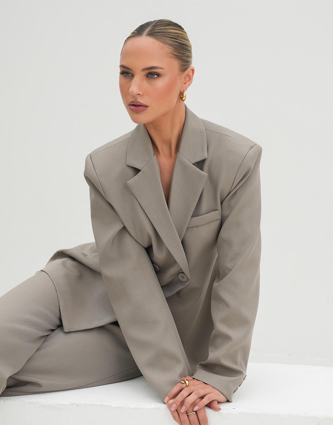 Gouden Brede Creolen - Oorbellen - Olivia & Kate