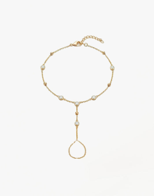 Gouden Diamand Hand - Sieraad - Olivia & Kate