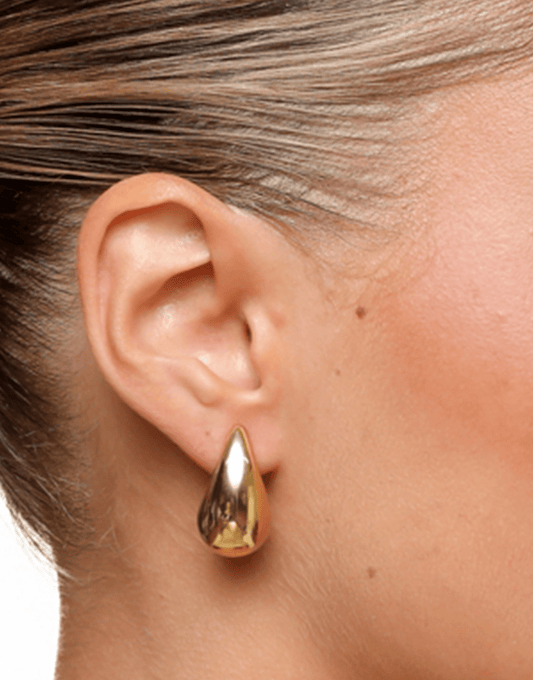 Gouden Drop - Oorbellen - Olivia & Kate