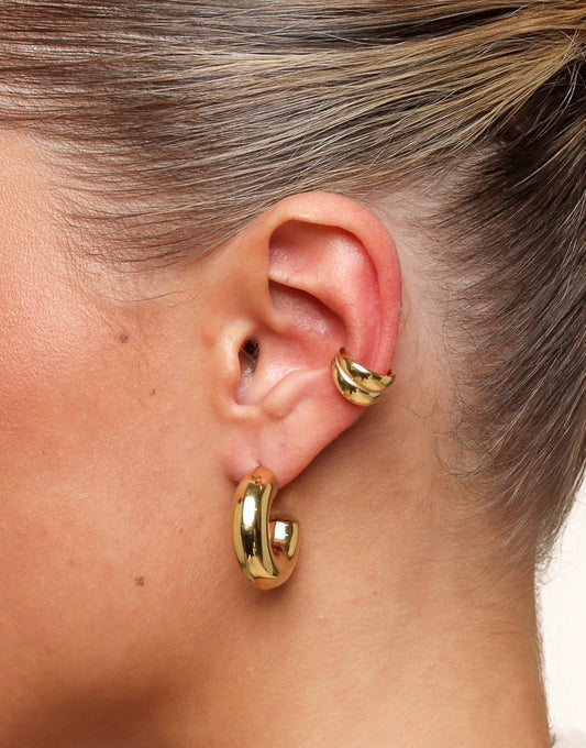 Gouden Gedraaide - Ear Cuff - Olivia & Kate
