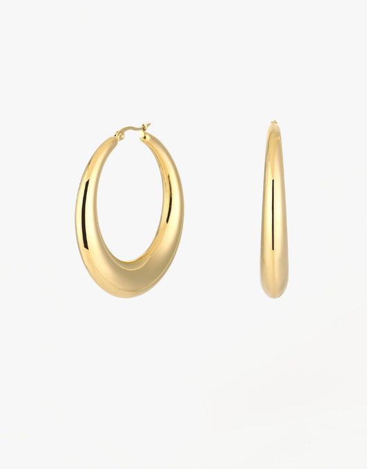 Gouden Grote Creolen - Oorbellen - Olivia & Kate