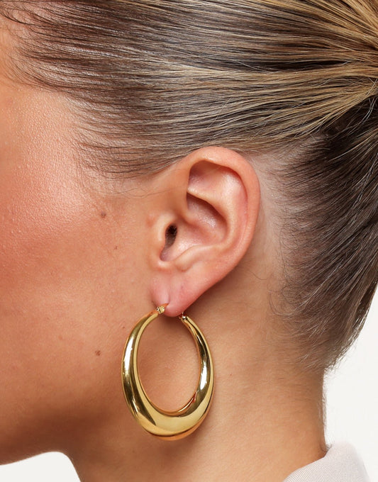 Gouden Grote Creolen - Oorbellen - Olivia & Kate