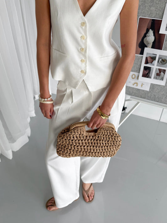 Gouden Grote Organische - Armband - Olivia & Kate