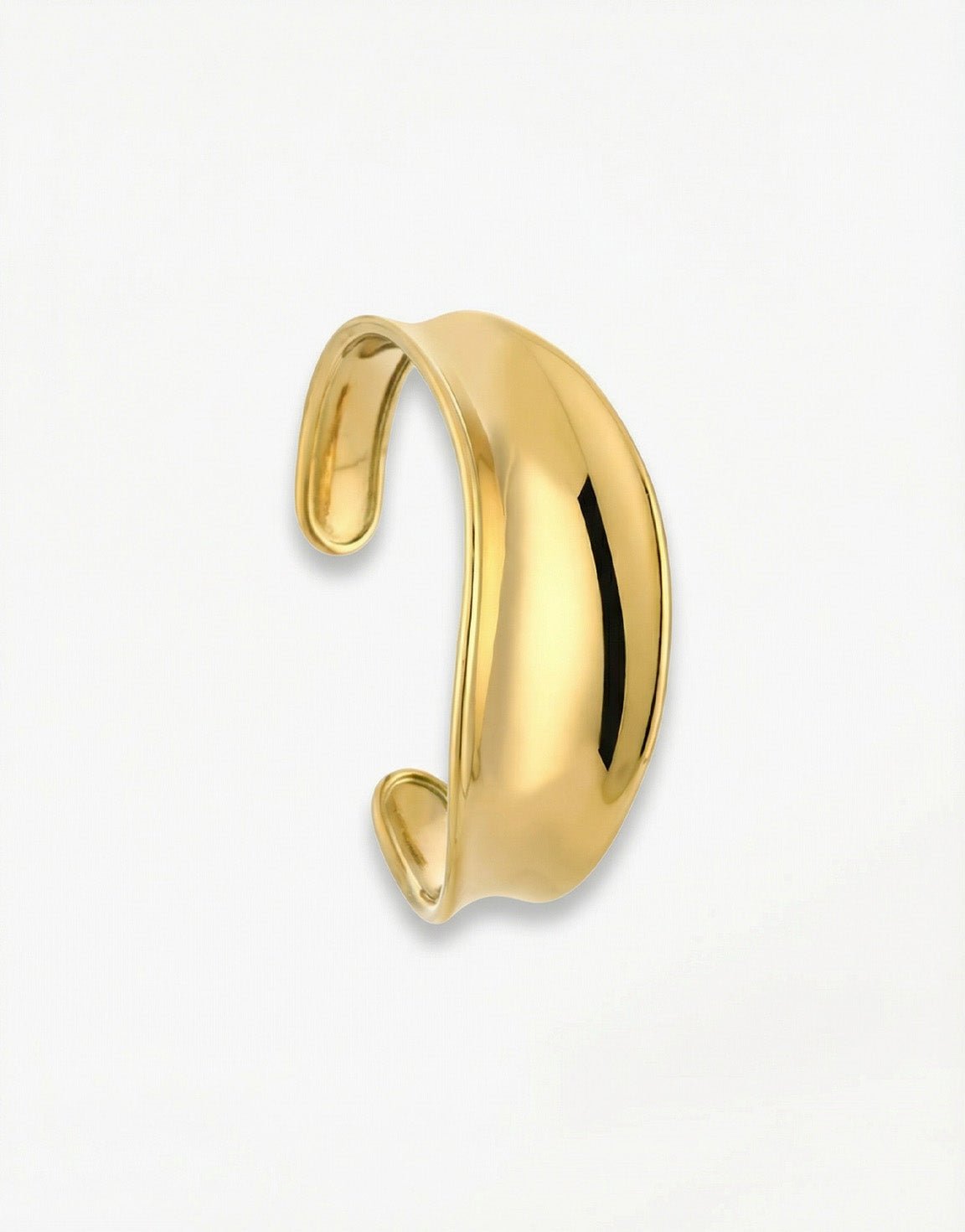 Gold Large Organic - Bracelet - Olivia & Kate