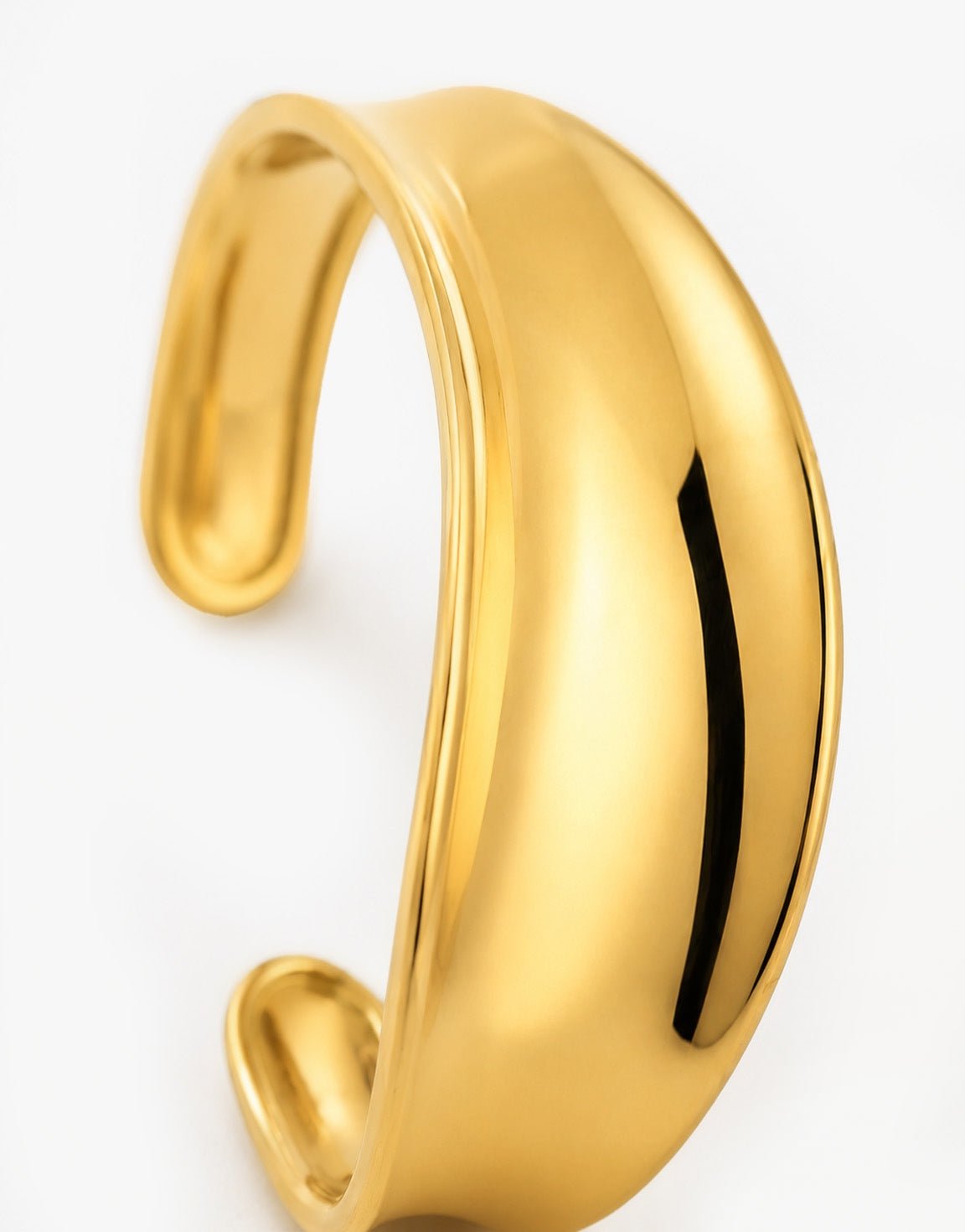 Gouden Grote Organische - Armband - Olivia & Kate